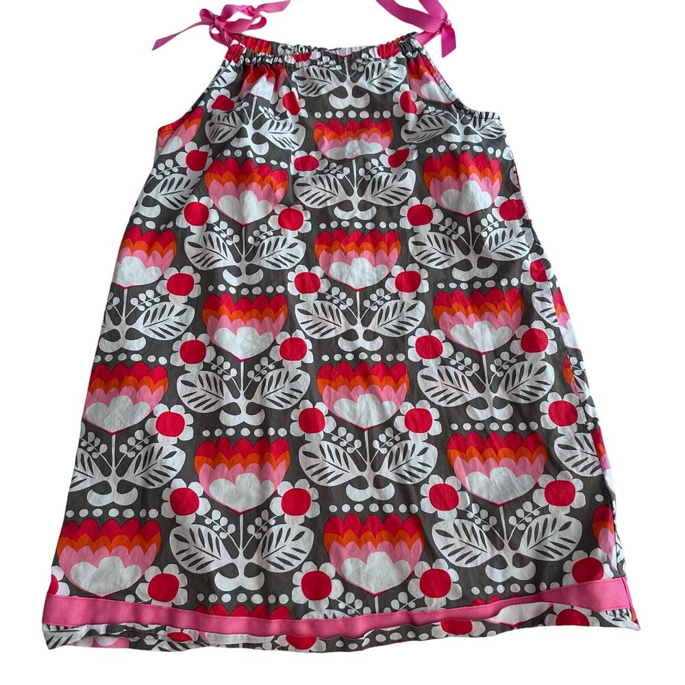 Hanna Andersson Floral Pillowcase Dress - Size 8 (130)